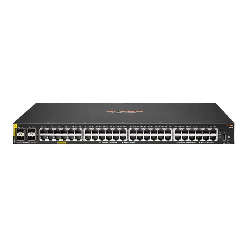 HPE Aruba Networking CX 6100 48G Class4 PoE 4SFP+ 740W Switch - Commutateur - C3 - Géré - 48 x 10 - 100 -... (R9Y04AABB)_1